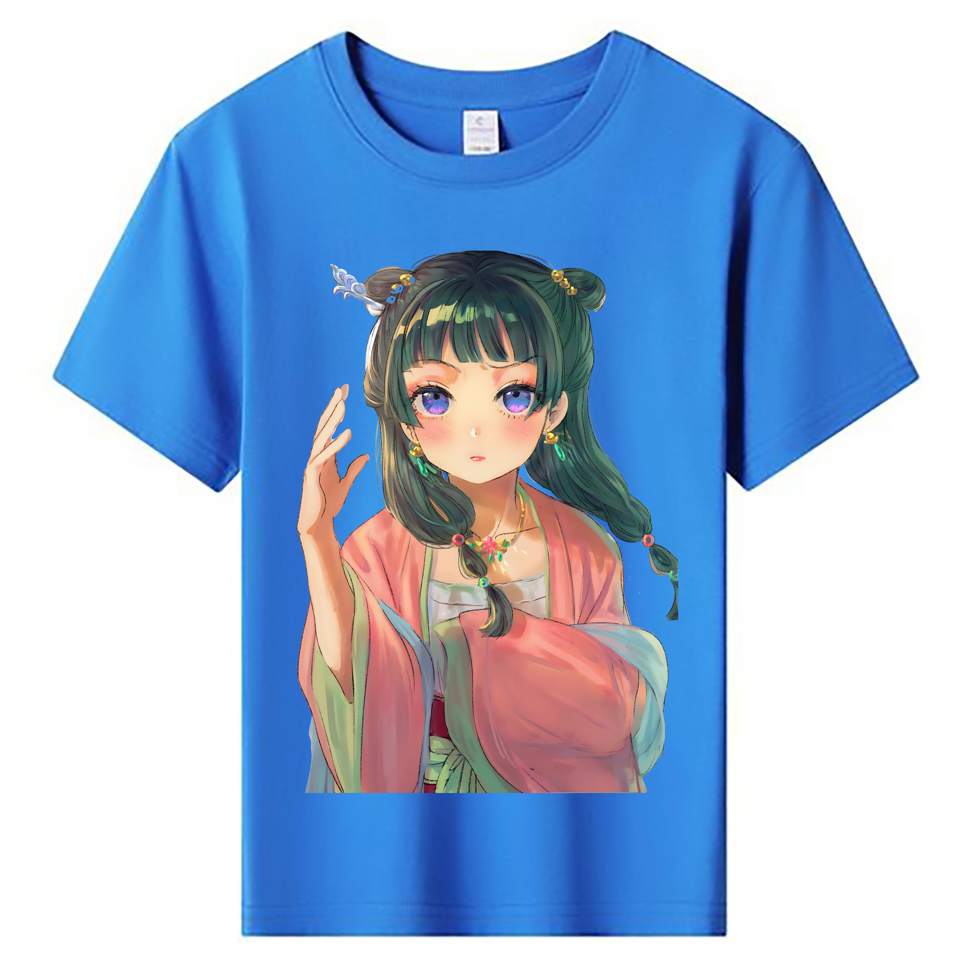 （画像用） 薬屋のひとりごと The Apothecary Diaries 綿100％キッズTシャツ（フロントプリント）